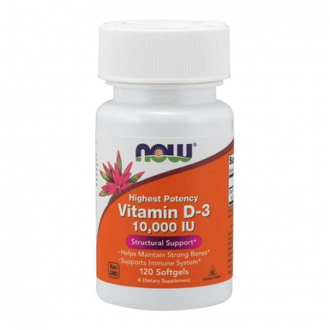 Vitamin D-3 10000 IU 120 softgels 